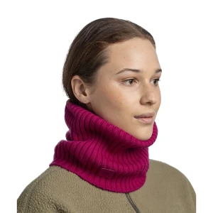 Komin Buff Knitted Merino Wool Neckwarmer Norval Orchid
