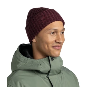 Czapka Buff Merino Knitted Hat ERVINY MAROON