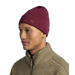 Czapka Buff Heavyweight Merino Wool SOLID TIBETAN RED