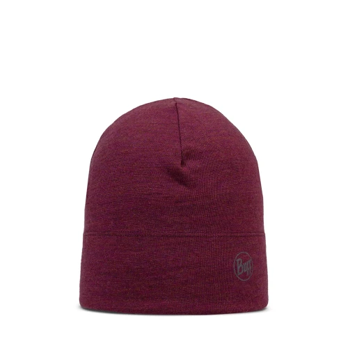 Czapka Buff Midweight Merino Wool Beanie MELANGE TIBETAN RED