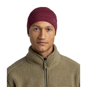 Czapka Buff Midweight Merino Wool Beanie MELANGE TIBETAN RED