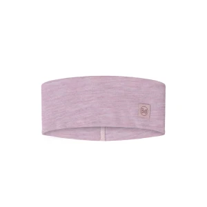 Opaska Buff Merino Wide Headband SOLID LILAC SAND