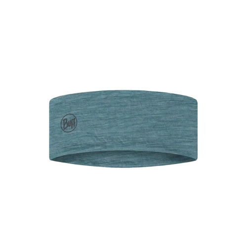 Opaska Buff Lightweight Merino Wool Headband SOLID POOL