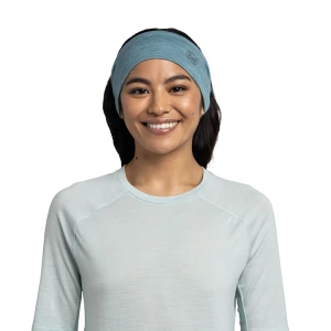 Opaska Buff Lightweight Merino Wool Headband SOLID POOL