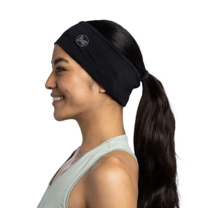Opaska Buff Lightweight Merino Wool Headband SOLID BLACK