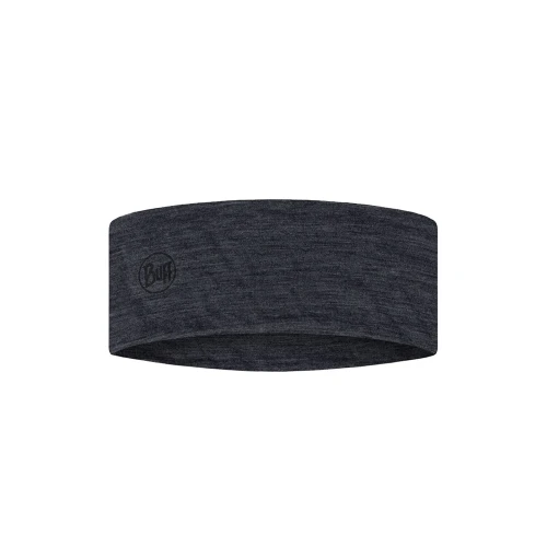 Opaska Buff Lightweight Merino Wool Headband SOLID GREY