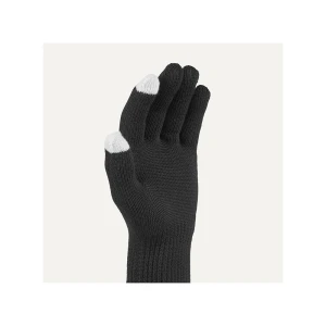Rękawice Sealskinz Hanworth Solo Merino Glove Black