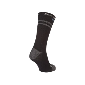 Skarpety wodoodporne Sealskinz Scoulton Waterproof Warm Weather Mid Hydrostop Black L 43-46