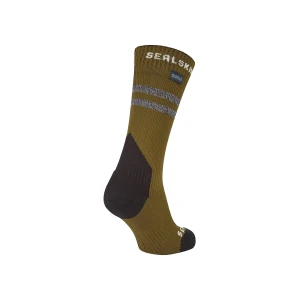 Skarpety wodoodporne Sealskinz Runton Waterproof Cold Weather Mid Hydrostop Olive L 43-46