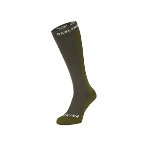 Skarpety wodoodporne Sealskinz Worstead Waterproof Cold Weather Knee Olive L 43-46