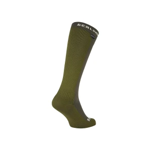 Skarpety wodoodporne Sealskinz Worstead Waterproof Cold Weather Knee Olive S 36-38
