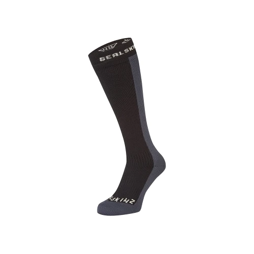 Skarpety wodoodporne Sealskinz Worstead Waterproof Cold Weather Knee Black L 43-46
