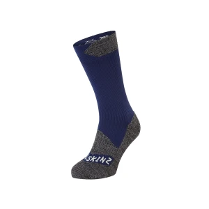 Skarpety wodoodporne Sealskinz Raynham Waterproof All Weather Mid Navy L 43-46
