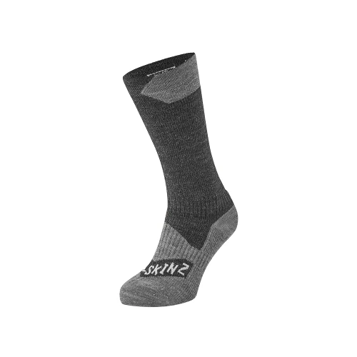 Skarpety wodoodporne Sealskinz Raynham Waterproof All Weather Mid Black L 43-46