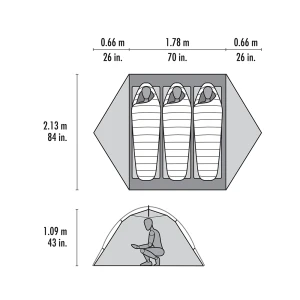 Namiot MSR Elixir 3 Green