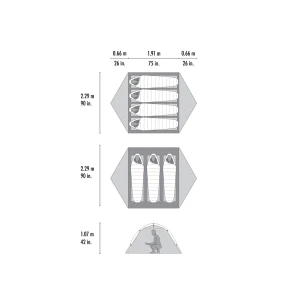 Namiot MSR Hubba Hubba LT 3P Green