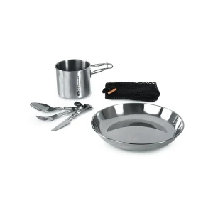 Zestaw naczyń GSI Glacier Stainless 1 Person Set