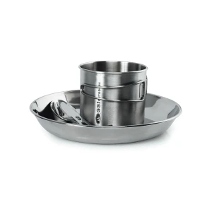 Zestaw naczyń GSI Glacier Stainless 1 Person Set