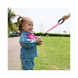 Szelki bezpieczeństwa LittleLife Toddler Reins Pink Butterfly