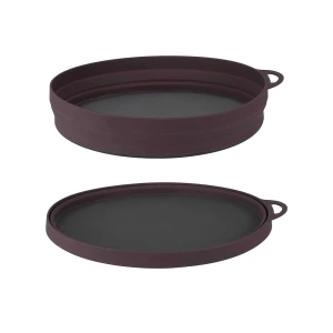 Talerz Lifeventure Silicone Flexi-Plate Purple