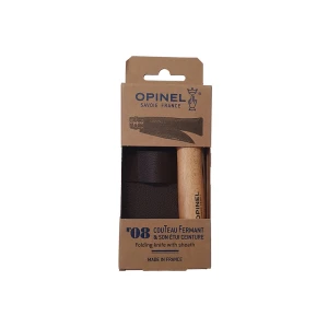 Nóż składany Opinel Inox Natural No. 8 + etui