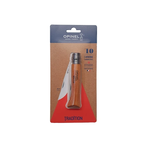 Nóż składany Opinel Carbon No. 10 blister