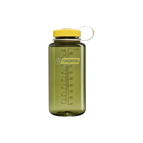 Butelka Nalgene Wide Mouth Oil Green Sustain 1L