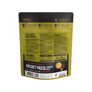 Liofilizowane danie REAL TURMAT FIELD MEAL Kremowy makaron z wieprzowiną i ziołami 480 g
