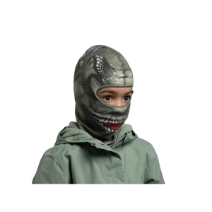 Kominiarka dziecięca Buff Polar Balaclava Dinochi Beetle Green