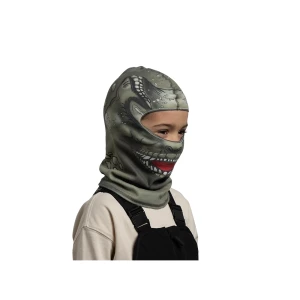 Kominiarka dziecięca Buff Polar Balaclava Dinochi Beetle Green