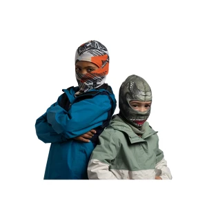 Kominiarka dziecięca Buff Polar Balaclava Dinochi Beetle Green