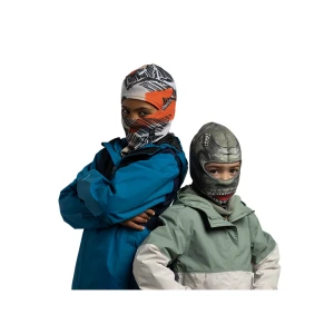 Kominiarka dziecięca Buff Polar Balaclava Dinochi Beetle Green