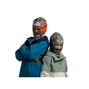 Kominiarka dziecięca Buff Polar Balaclava Dinochi Beetle Green