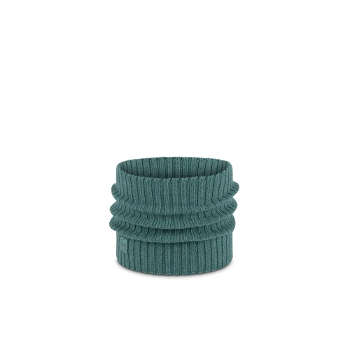 Komin Buff Knitted Merino Wool Neckwarmer Norval GREEN