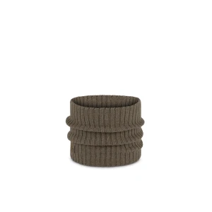 Komin Buff Knitted Merino Wool Neckwarmer Norval BARK