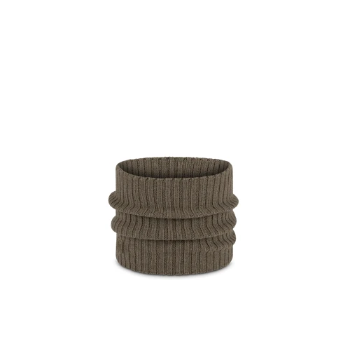 Komin Buff Knitted Merino Wool Neckwarmer Norval BARK