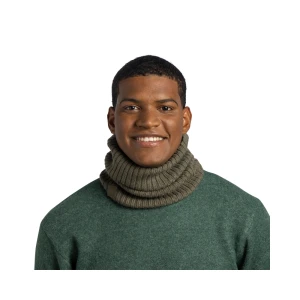 Komin Buff Knitted Merino Wool Neckwarmer Norval BARK