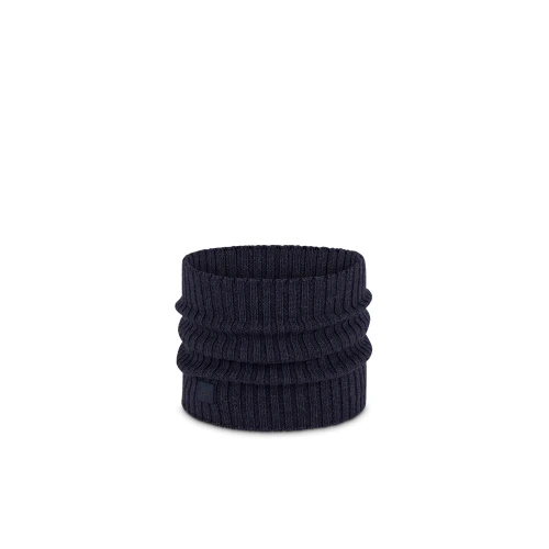 Komin Buff Knitted Merino Wool Neckwarmer Norval NIGHT BLUE
