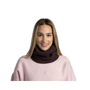 Komin Buff Knitted Merino Wool Neckwarmer Norval WINE