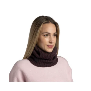 Komin Buff Knitted Merino Wool Neckwarmer Norval WINE