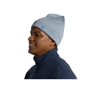 Czapka Buff Heavyweight Merino Wool SOLID LIGHT BLUE