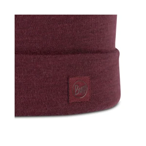 Czapka Buff Heavyweight Merino Wool SOLID GARNET