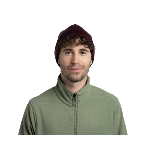 Czapka Buff Heavyweight Merino Wool SOLID GARNET