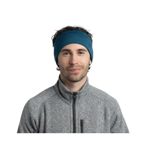 Opaska Buff Merino Wide Headband SOLID OCEAN