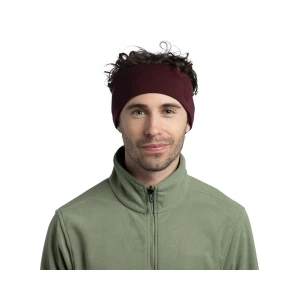 Opaska Buff Merino Wide Headband SOLID GARNET