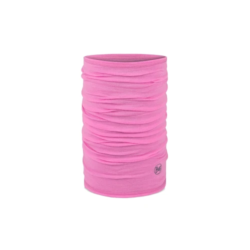 Chusta Buff Lightweight Merino Wool Solid Fluor Fuchsia