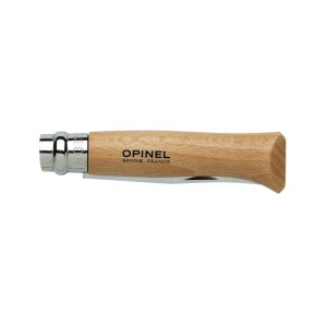 Nóż składany Opinel Inox Natural No. 8 + etui