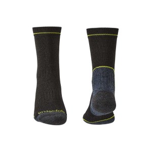 Skarpety Bridgedale Hike Lightweight T2 Coolmax P black/lime M 40-43