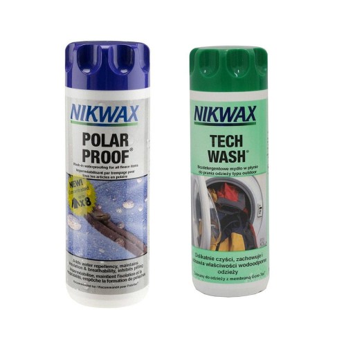 Zestaw Nikwax Twin Pack: Tech Wash + Polar Proof V13.1 (2 x 300 ml)