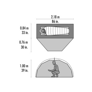 Namiot MSR Elixir 1 Green 2018